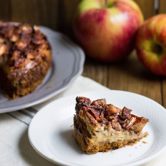 Apple Pecan Cheesecake