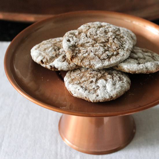 Chocolate Nutmeg Cookies