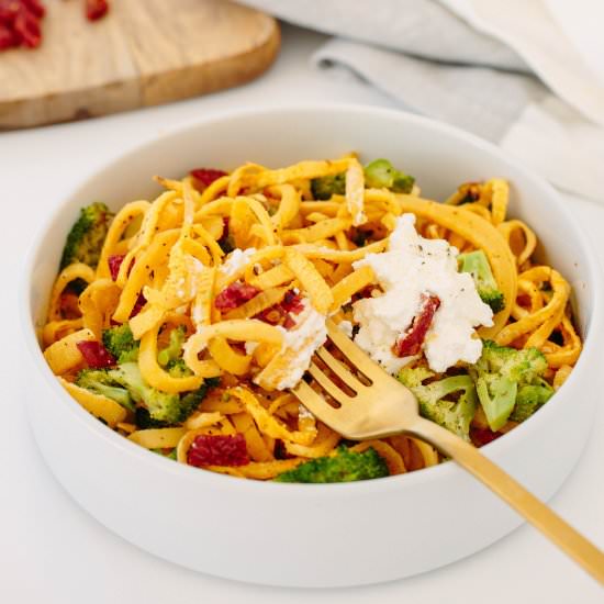 Broccoli and Sun Dried Tomato