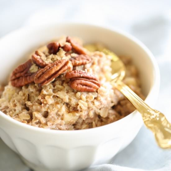 Apple Pie Oatmeal