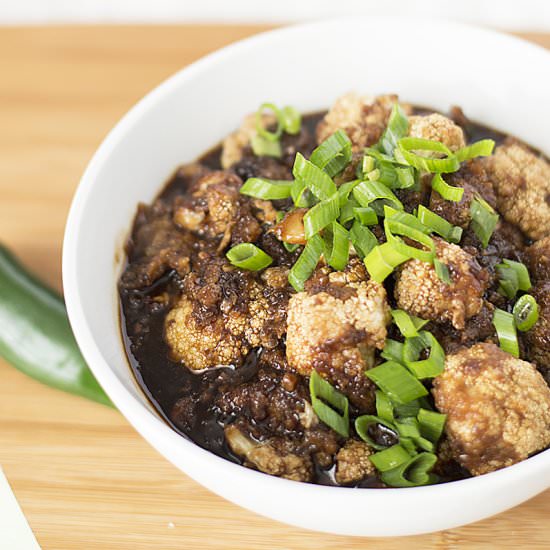 Crispy Teriyaki Cauliflower