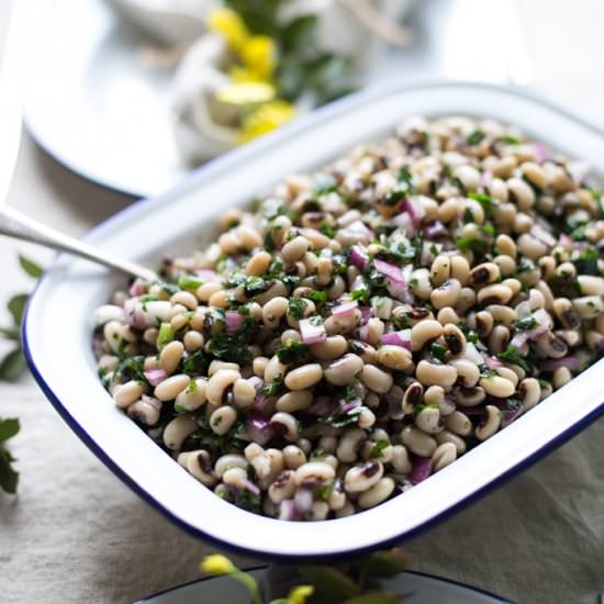Black Eyed Bean Salad