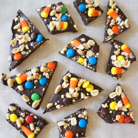 Gluten Free Halloween Candy Bark
