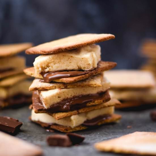 Salted Caramel Marshmallow S’mores