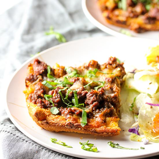 Easy Deep Dish Pizza Casserole