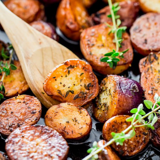 Perfect Thyme Skillet Potatoes