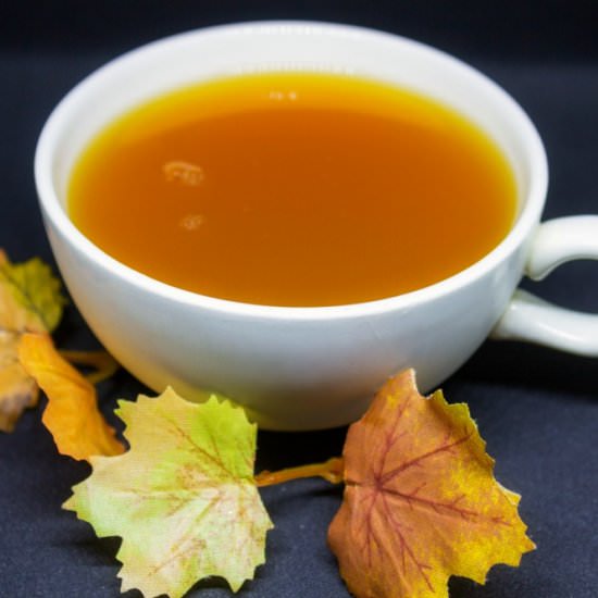 Warm Salted Caramel Vodka Cider