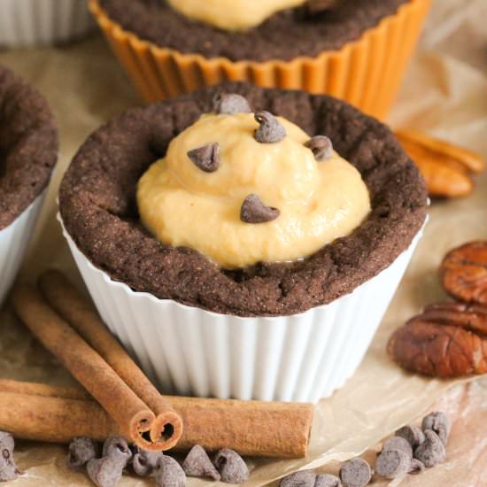 5-Minute Chocolate Pumpkin Muffins