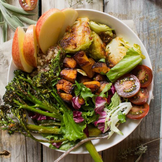 Farmer’s Market Autumn Grain Bowls
