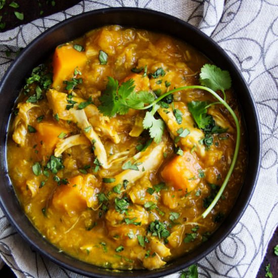Butternut Squash and Chicken Stew