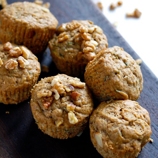 Banana Wheat Germ Muffins