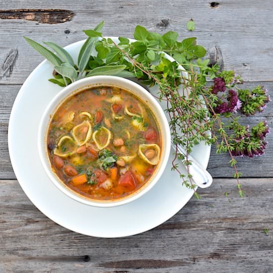 “No Recipe” Vegetable Soup