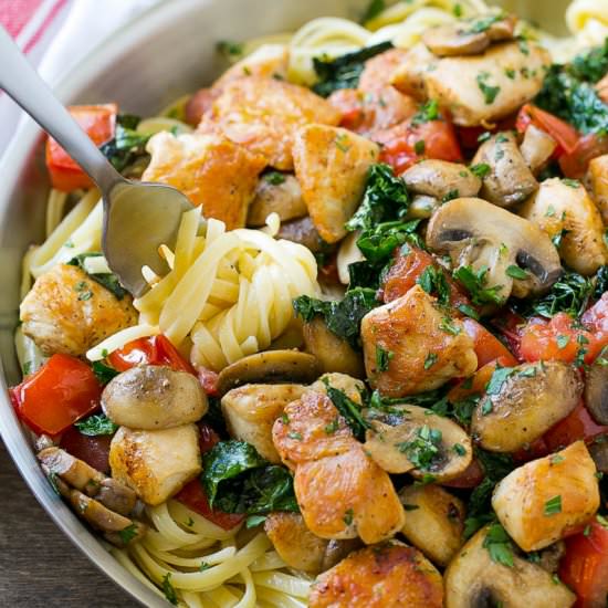 Tuscan Chicken Pasta