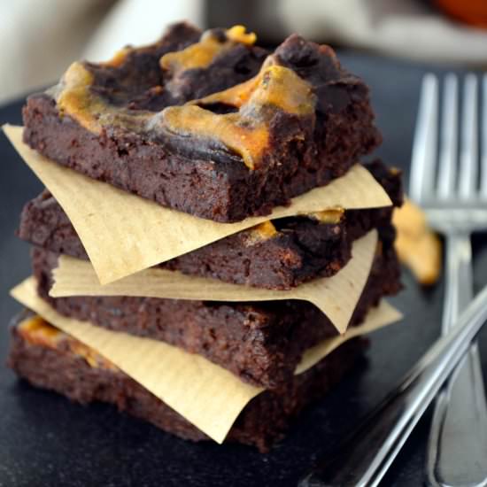 Halloween Fudge Brownies