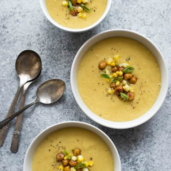 Slow Cooker Corn & Potato Soup