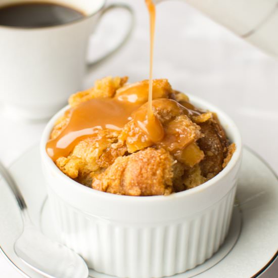 Salted Caramel Bread Pudding
