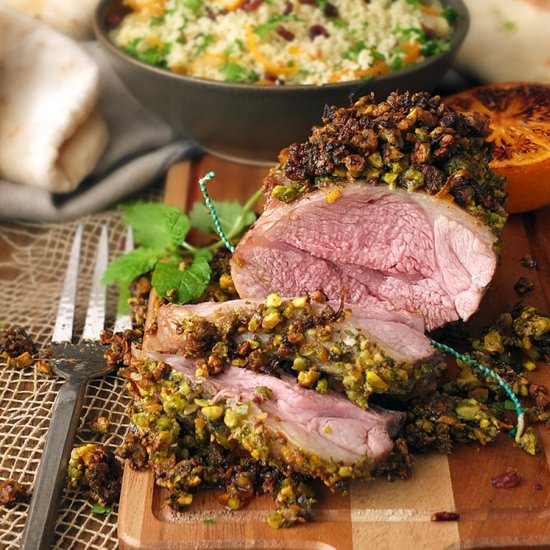 Pistachio & Orange Crusted Lamb