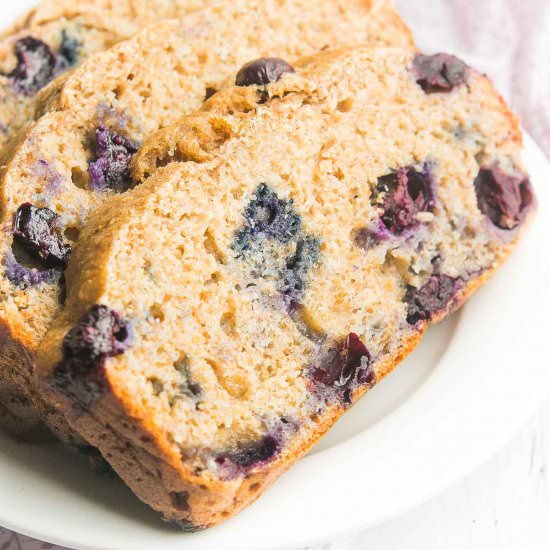 Blueberry Buttermilk Banana Bread