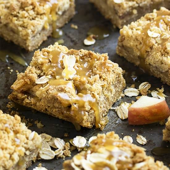 Butterscotch Apple Crisp Bars