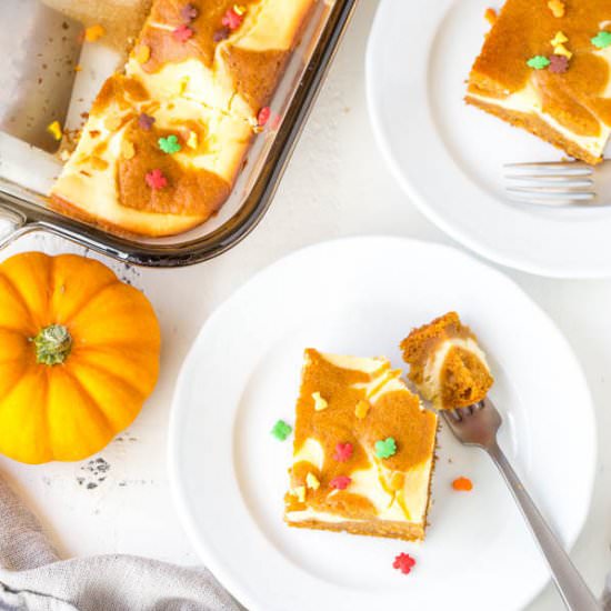 Giant Pumpkin Cheesecake Cake