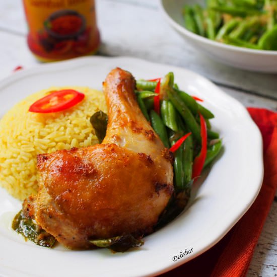 Lemongrass Turmeric Chicken Rice