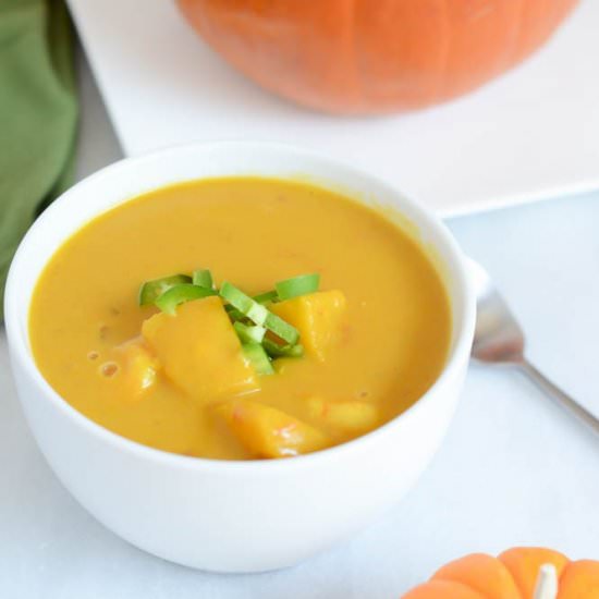 Double Pumpkin Curry with Shrimp