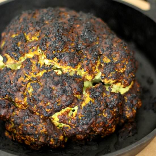 Whole Roasted Cauliflower