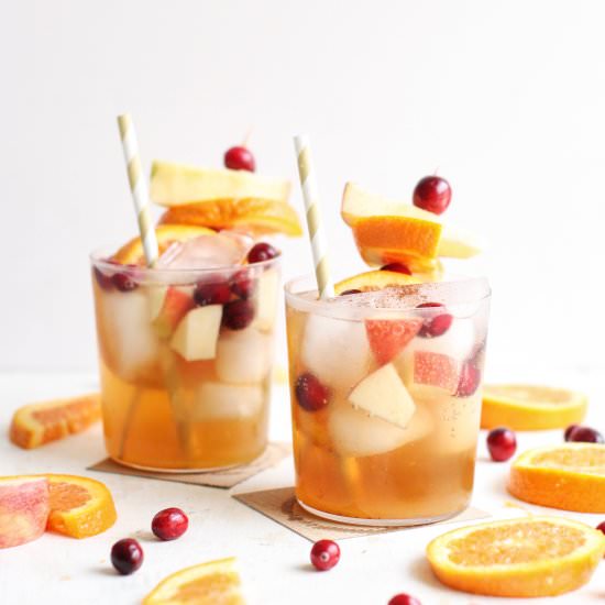 Sparkling Wassail Mocktails
