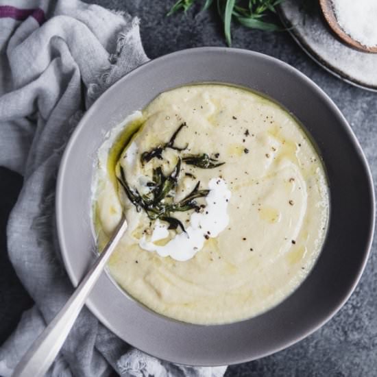 Pear Bisque With Buttermilk