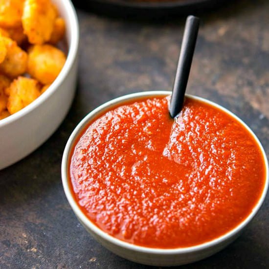Slow Cooker Spicy Homemade Ketchup
