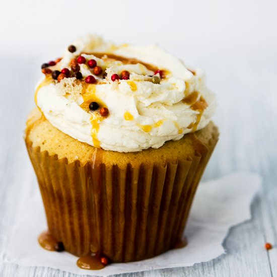 Spiced Vanilla Cupcake
