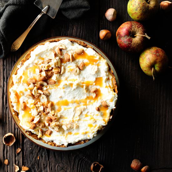 Apple Pie with Whipped Cream