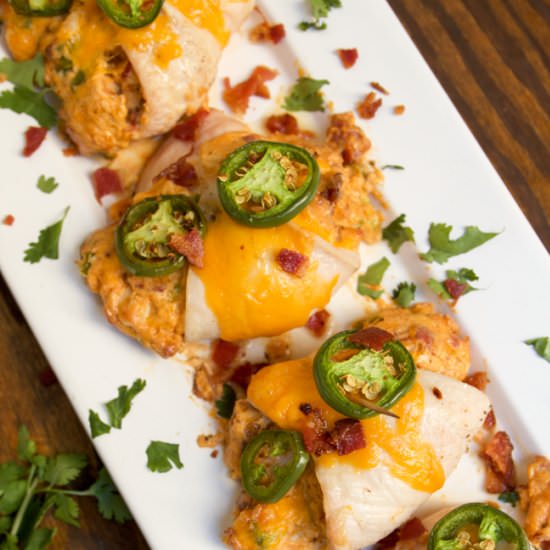 Jalapeno Popper Stuffed Chicken