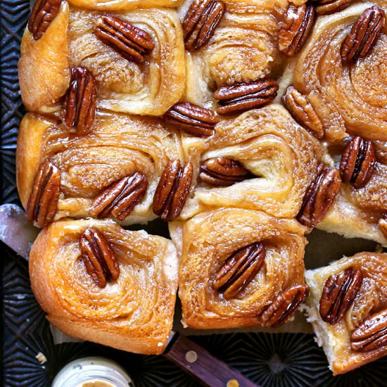 Maple Pecan Sticky Buns