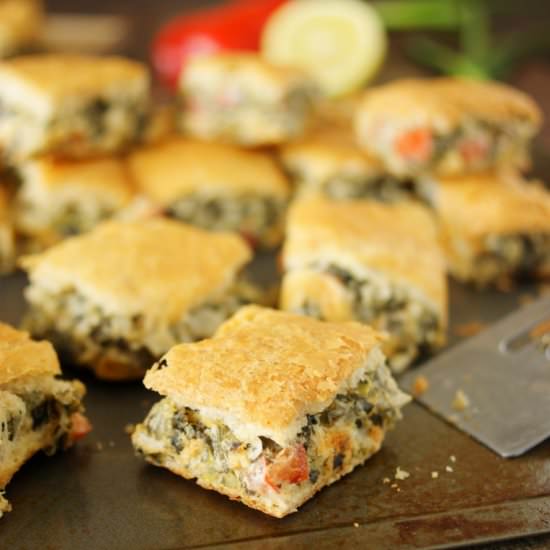 Spinach Dip Crescent Bites