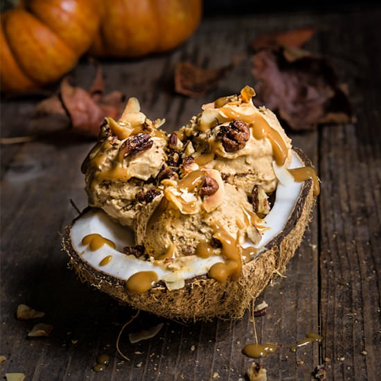 Pumpkin ice cream