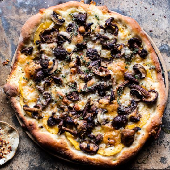 Mushroom & Goat Cheese Pizza