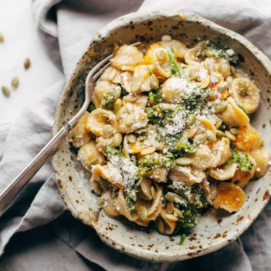 Creamy Butternut Squash Orecchiette