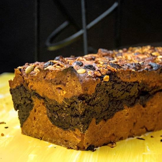 Pumpkin Muesli Chocolate Bread