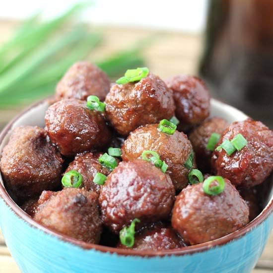 3-Ingredient Crockpot Meatballs
