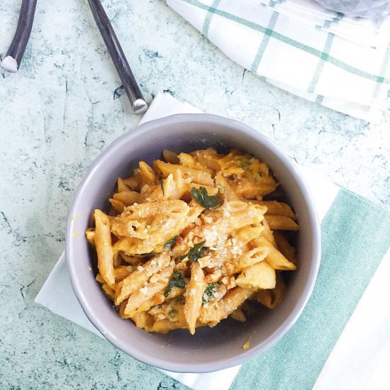 Butternut Squash Penne with Chicken