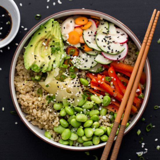 Vegetarian Sushi Bowl