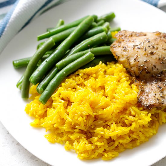 Peppered Turmeric Rice