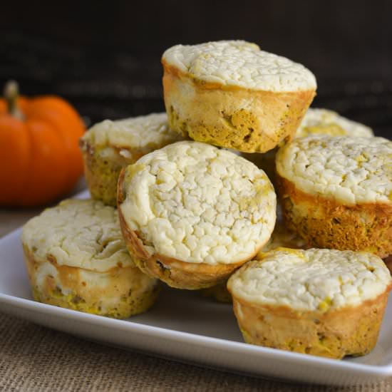 Pumpkin Cheesecake Muffins