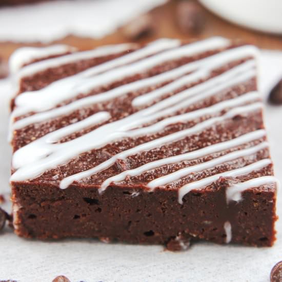 Peppermint Chocolate Fudge Brownies