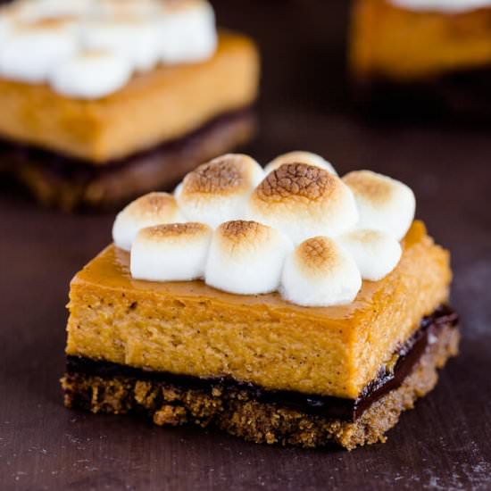 Pumpkin S’mores Bars