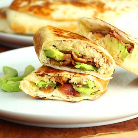 Crispy Pepper Jack Chicken Wrap
