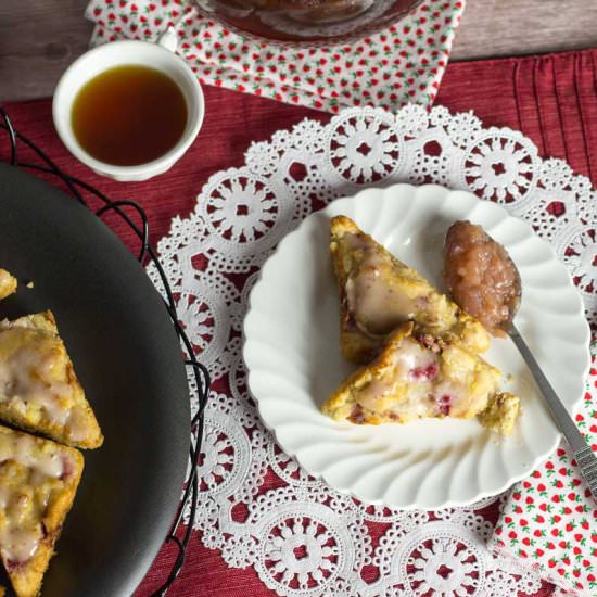 Strawberry Lemon Tea Cakes