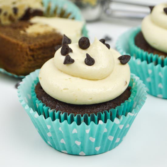 Cookie Dough Cupcakes
