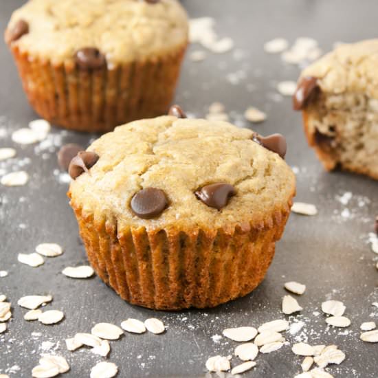 Banana Chocolate Chip Muffins